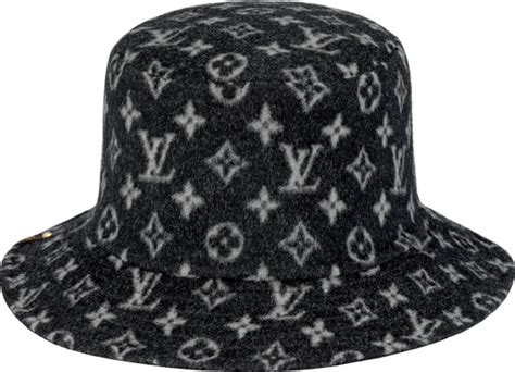 louis vuitton bucket hat black and white|Louis Vuitton monogram hat.